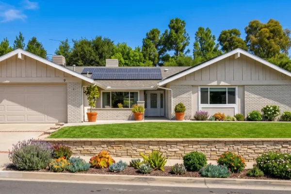 Exterior of the 9 West Sidlee residential care home building at 9 West Sidlee Street, Thousand Oaks, California