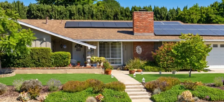 Exterior of Brio Manor Board and Care building at 115 Thames Street, Thousand Oaks, California.